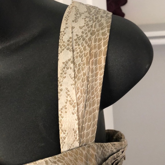 DVF snakeskin metallic cocktail dress - Picture 4 of 7